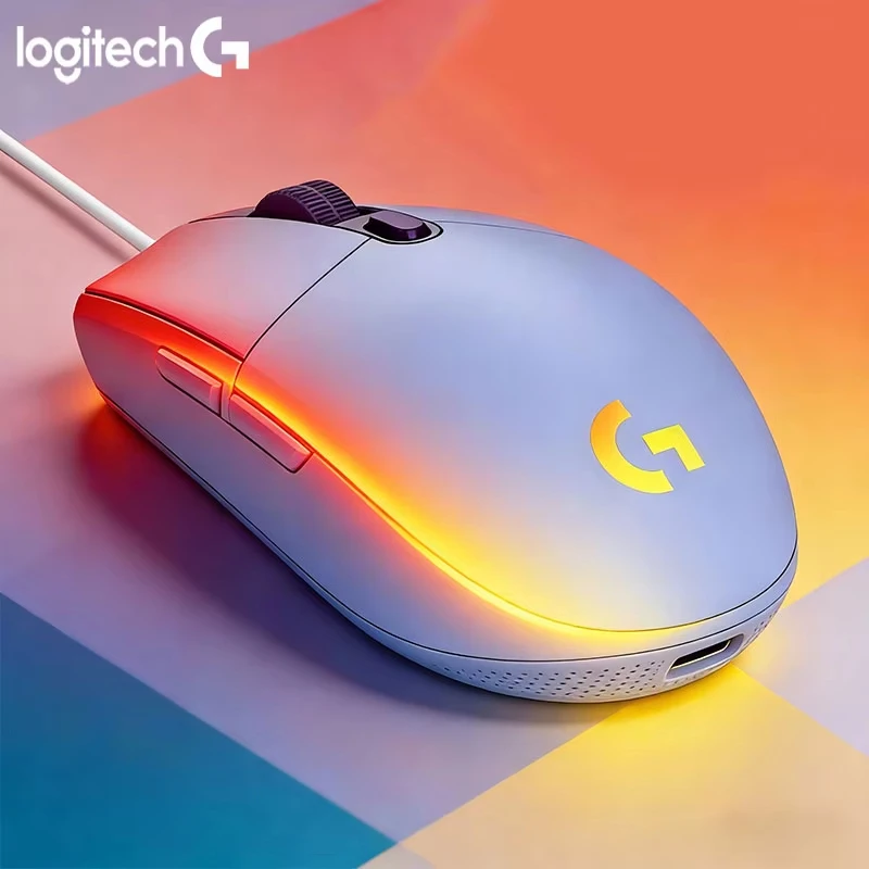 Logitech Mouse G203 - Mouse da gaming Logitech G203 LIGHTSYNC,
